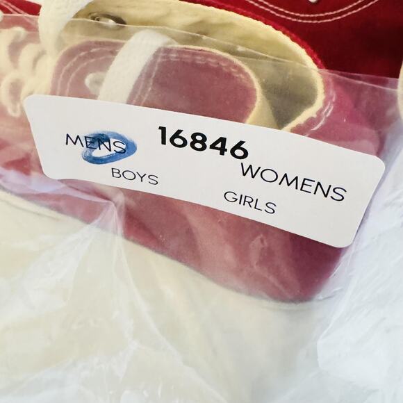 Converse Shoes Mens 11 Red Canvas Chuck Taylor All Star High Top Lace Up Sneaker - Picture 12 of 12